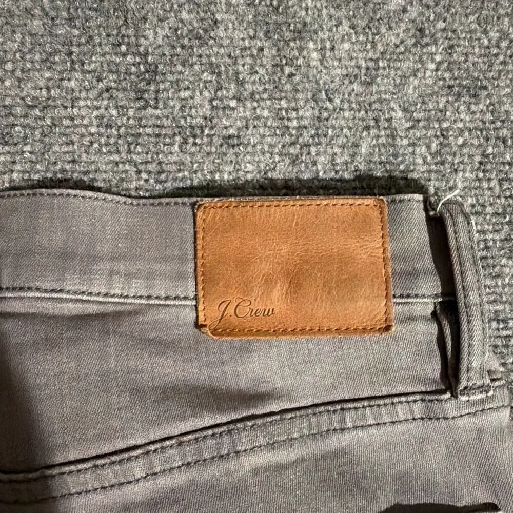 J Crew Denim Jeans Womens Size 30 Gray Lookout High Rise Skinny Stretch